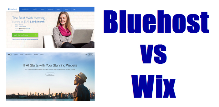 bluehost-vs-wix