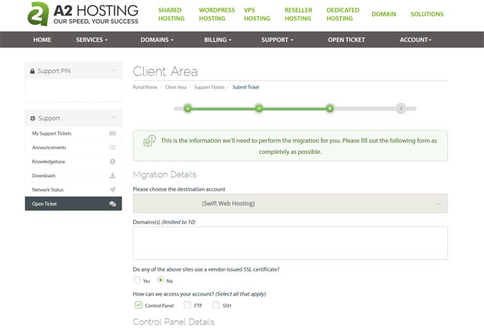 a2-hosting-free-migration-enter-details